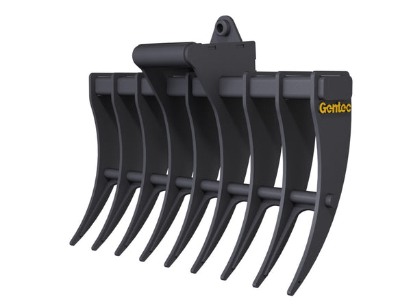 60inch Rake for 6.0-9.9 Ton Excavator with 1.75" T-Pin