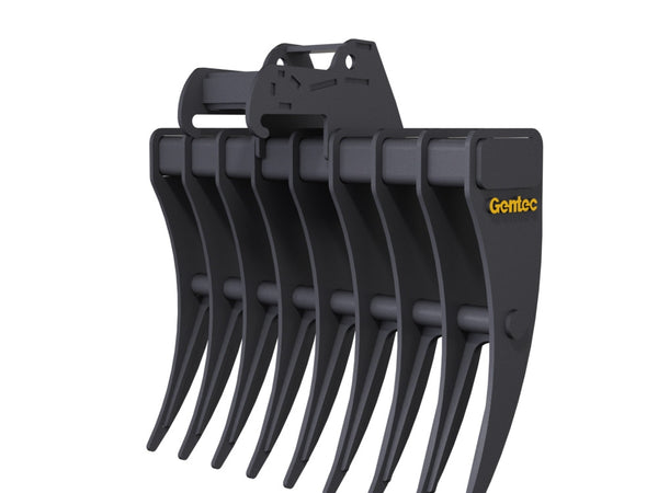 40inch Rake for 4.0-5.9 Ton Excavator with Bobcat X-Change Coupler