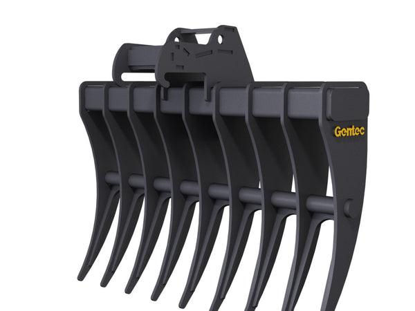 48inch Rake for 4.0-5.9 Ton Excavator with Bobcat X-Change Coupler