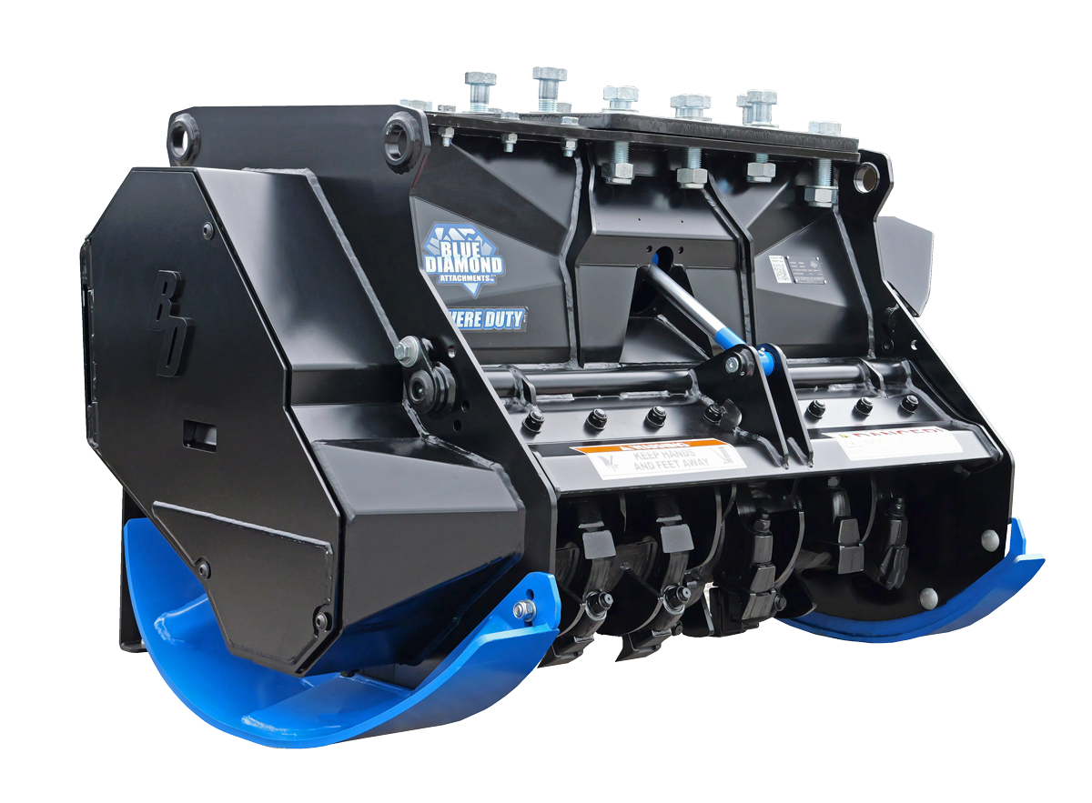 Excavator Drum Mulcher - Severe Duty
