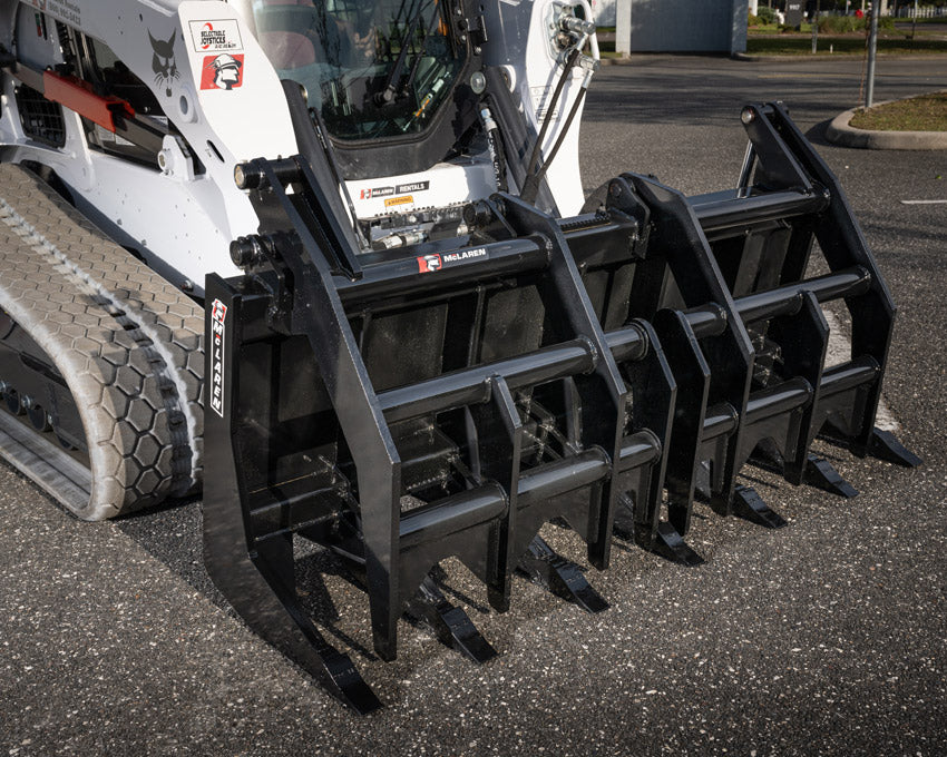 McLaren Skid Steer Root Rake Grapple
