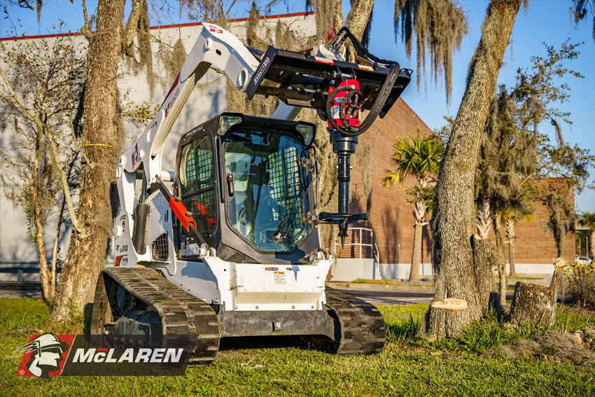 McLaren Skid Steer Stump Shaver