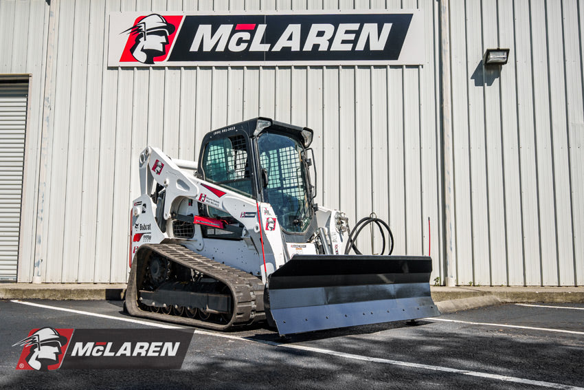 McLaren Skid Steer Snow Plow Blade