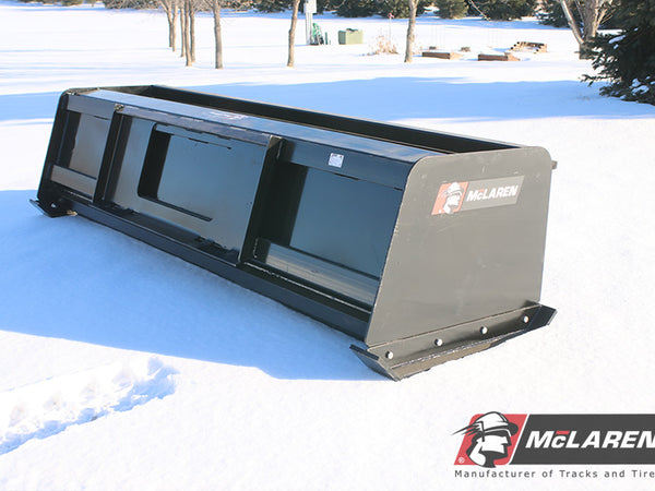 McLaren Skid Steer Snow Pusher Box