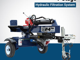Iron & Oak Log Splitter | 24-Ton | Honda GX160 - Image 2