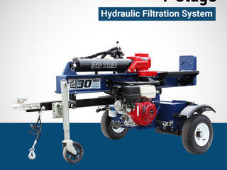 Iron & Oak Log Splitter | 30-Ton | Torsion Axle | Honda GX270 - Image 2