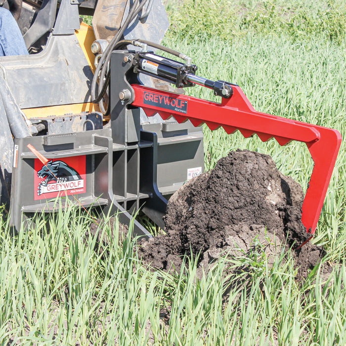 GreyWolf Skid Steer Rock Devil Attachment - Grizzly Attachments