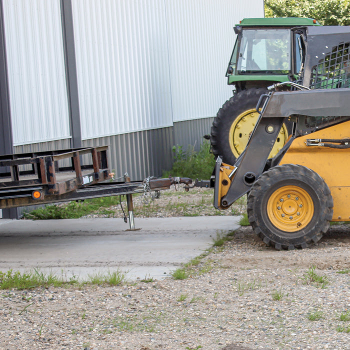 Skid Steer Quick Attach Plate | Heavy Duty 2" Receiver Hitch Plate By Greywolf