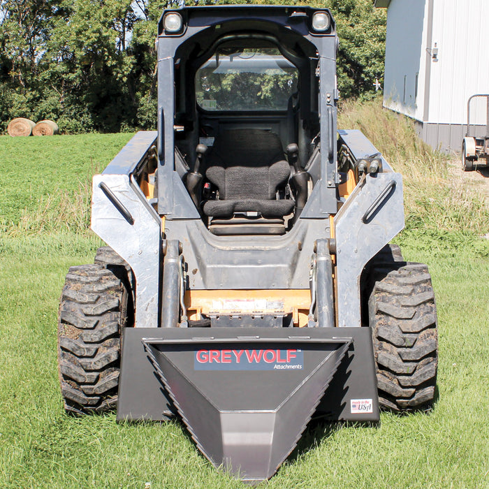 GreyWolf Skid Steer Stump Bucket - Grizzly Attachments