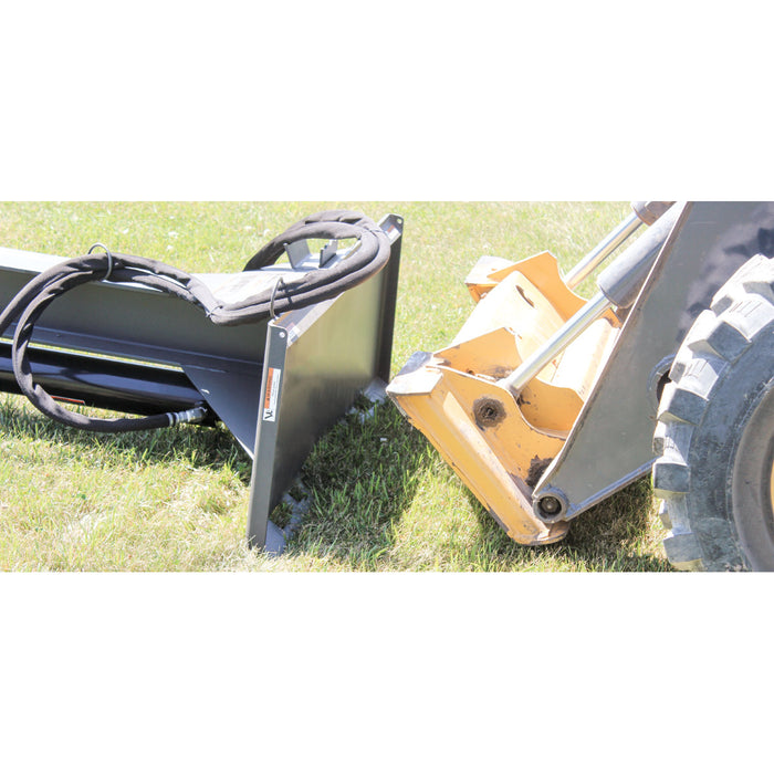 GreyWolf Skid Steer 24 Ton Log Splitter Attachment - Grizzly Attachments