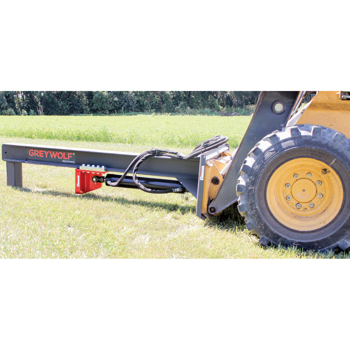 GreyWolf Skid Steer 24 Ton Log Splitter Attachment - Grizzly Attachments