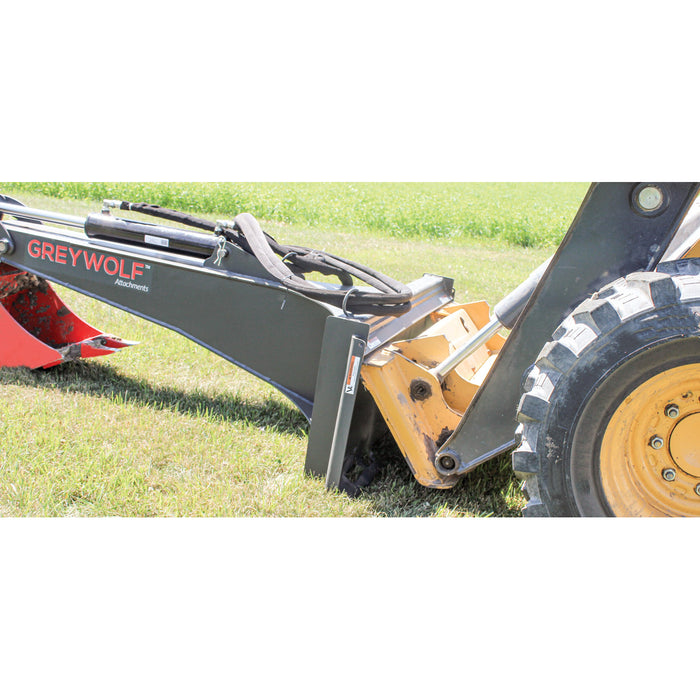 GreyWolf Skid Steer Backhoe Attachment - Grizzly Attachments