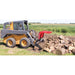 GreyWolf Skid Steer Quick Attach Double Grapple Attachment - Grizzly Attachments