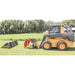 GreyWolf Skid Steer Quick Attach Double Grapple Attachment - Grizzly Attachments