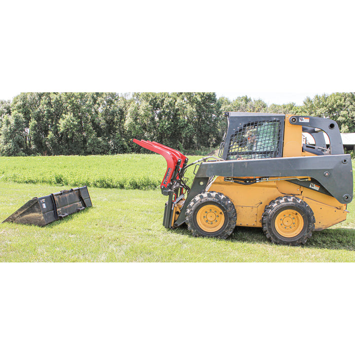 GreyWolf Skid Steer Quick Attach Double Grapple Attachment - Grizzly Attachments