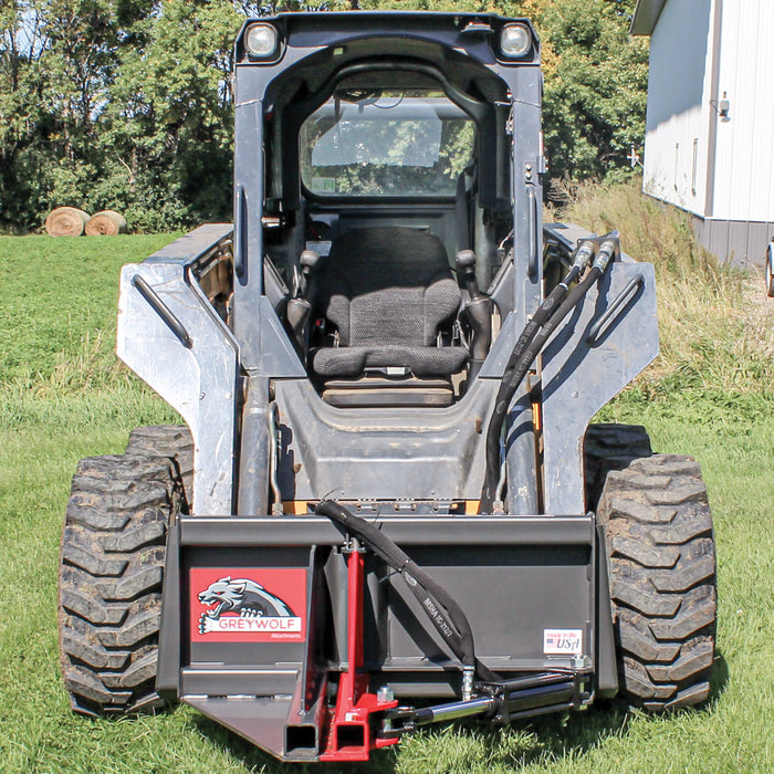 GreyWolf Skid Steer Tree Puller Attachment - Grizzly Attachments