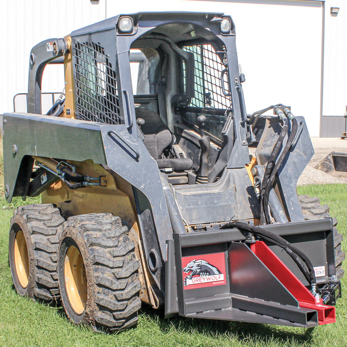 GreyWolf Skid Steer Tree Puller Attachment - Grizzly Attachments