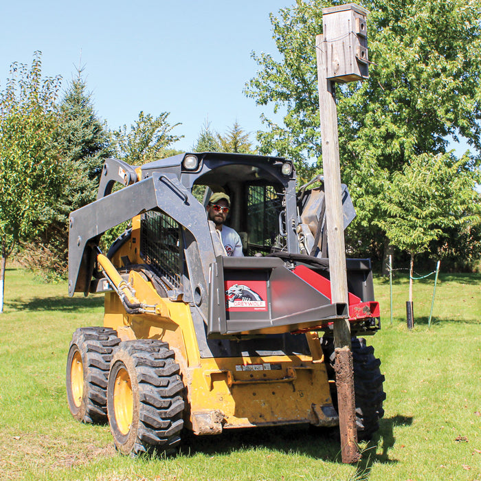 GreyWolf Skid Steer Tree Puller Attachment - Grizzly Attachments