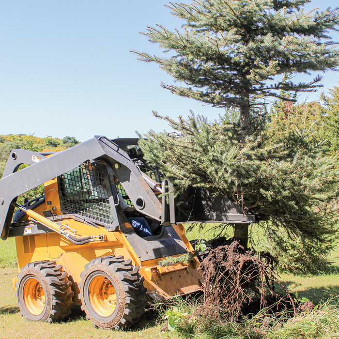 GreyWolf Skid Steer Tree Puller Attachment - Grizzly Attachments