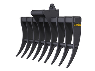 60inch Rake for 6.0-9.9 Ton Excavator with 1.75" T-Pin - Image 1