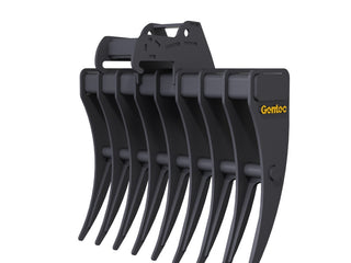 40inch Rake for 4.0-5.9 Ton Excavator with Bobcat X-Change Coupler - Image 1