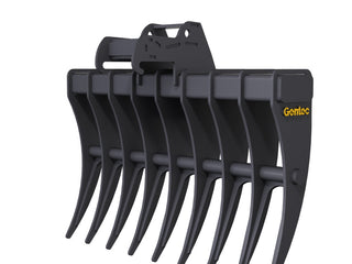 48inch Rake for 4.0-5.9 Ton Excavator with Bobcat X-Change Coupler - Image 1