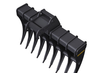 48inch Rake for 4.0-5.9 Ton Excavator with Bobcat X-Change Coupler - Image 2