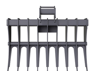 48inch Rake for 4.0-5.9 Ton Excavator with Bobcat X-Change Coupler - Image 3