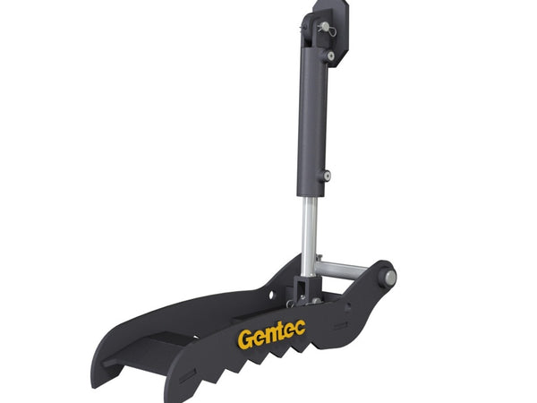 Hydraulic Pin-On Thumb for 4,000lbs to 9,900lbs Excavator - 2 Tines