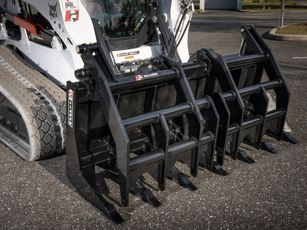 Skid Steer Root Rake Grapple