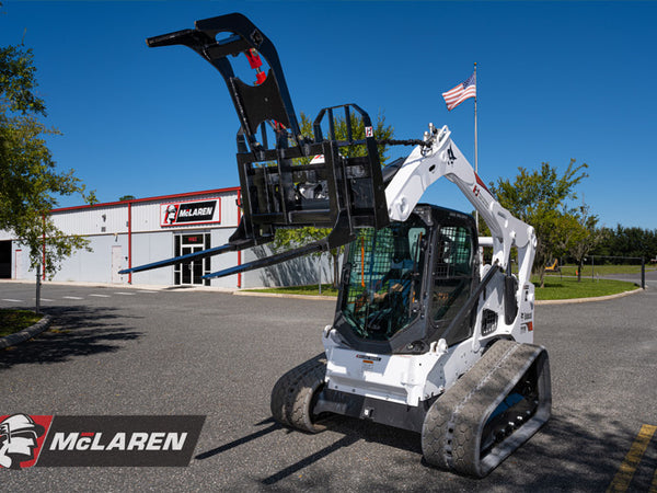 Skid Steer Pallet Fork Grapple Thumb