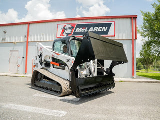 McLaren Skid Steer Power Rake With 4-in-1 Bucket - Image 1