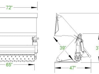 McLaren Skid Steer Power Rake With 4-in-1 Bucket - Image 3