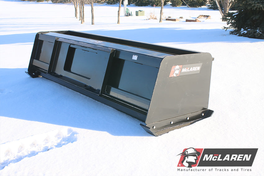 McLaren Skid Steer Snow Pusher Box